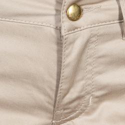 Pre Owned Just Cavalli Beige Floral Trim Shorts S