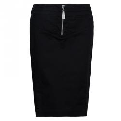 Pre Owned Just Cavalli Black Pencil Skirt L