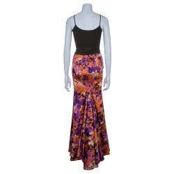 Pre Owned Just Cavalli Floral Maxi Skirt S