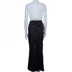 Pre Owned Just Cavalli Black Maxi Skirt L
