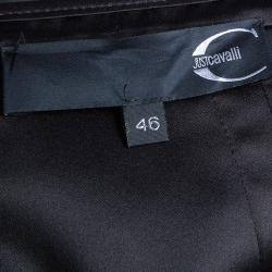 Pre Owned Just Cavalli Black Maxi Skirt L