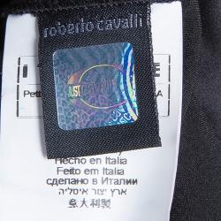 Pre Owned Just Cavalli Black Maxi Skirt L