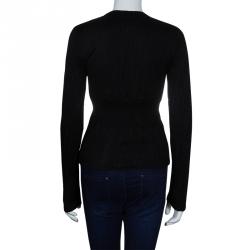Pre Owned Just Cavalli Black Long Sleeve Sweater M
