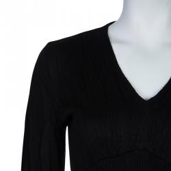 Pre Owned Just Cavalli Black Long Sleeve Sweater M