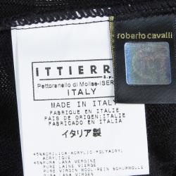 Pre Owned Just Cavalli Black Long Sleeve Sweater M