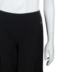 Pre Owned Just Cavalli Black Drawstring Trousers L