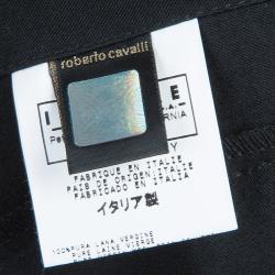 Pre Owned Just Cavalli Black Drawstring Trousers L