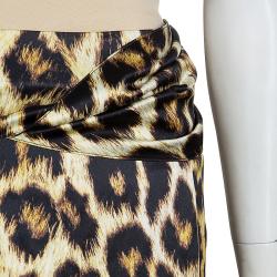 Just Cavalli Leopard Print Skirt XL
