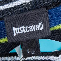 Pre Owned Just Cavalli Tiger Print Sweatshirt L