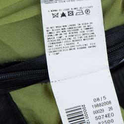 Pre Owned Just Cavalli Black Silk Paillette Embellished Pleated Short Sleeve Dress M