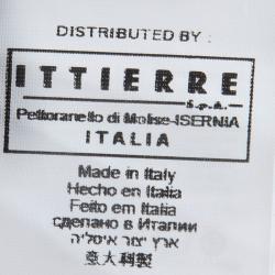 Pre Owned Just Cavalli Beige Satin Ruffle Detail Long Sleeve Shirt S