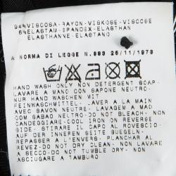 Pre Owned Just Cavalli Black Knit Keyhole Neck Sleeveless Top S