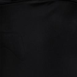Pre Owned Just Cavalli Black Knit Sheer Panel Detail Sleeveless Dress M
