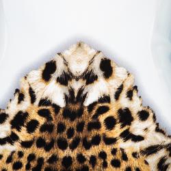 مملوكة مسبقًا Just Cavalli Leopard Pleated Detail Dress S