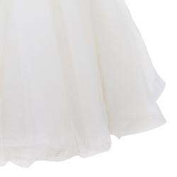 Justin Alexander Ivory Sleeveless Embellished Tulle Wedding Gown M