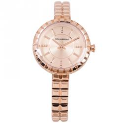  Karl Lagerfeld Rose Gold-Plated Stainless Steel KL3603 Women's Wristwatch 34MM