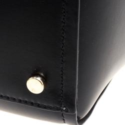 Pre Owned Kate Spade Black Leather Large Arbour Hill Elodie Shopping Tote