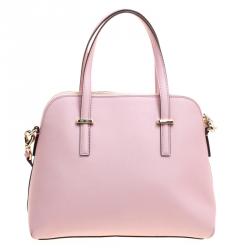 Pre Owned Kate Spade Pink Leather Cedar Street Maise Satchel