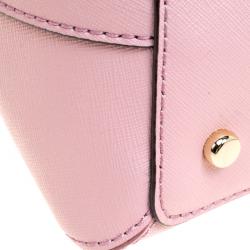 Pre Owned Kate Spade Pink Leather Cedar Street Maise Satchel