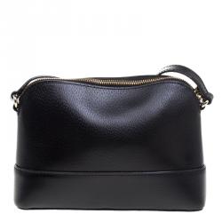 Pre Owned Kate Spade Black Leather Wellesley Hanna Crossbody Bag