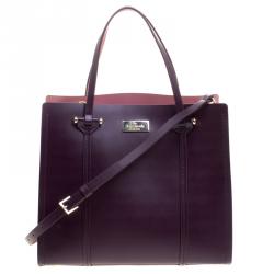 Kate Spade Purple Leather Annelle Arbour Hill Tote Kate Spade TLC