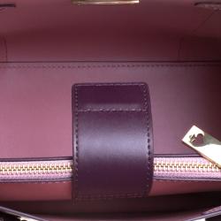 Pre Owned Kate Spade Purple Leather Annelle Arbour Hill Tote