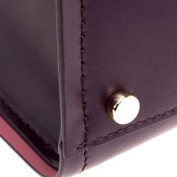 Pre Owned Kate Spade Purple Leather Annelle Arbour Hill Tote