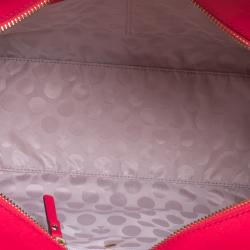 Pre Owned Kate Spade Red Leather Cedar Street Hayden Tote