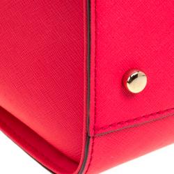 Pre Owned Kate Spade Red Leather Cedar Street Hayden Tote