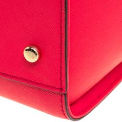 Pre Owned Kate Spade Red Leather Cedar Street Hayden Tote