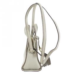 Pre Owned Kate Spade White Leather Shoulder Bag