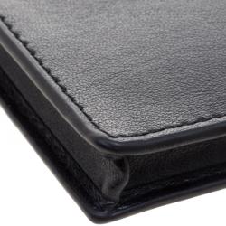 Pre Owned Kenzo Black Leather Phone Bag
