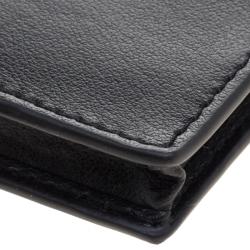 Pre Owned Kenzo Black Leather Phone Bag