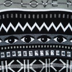 Pre Owned سويتر كينزو مزخرف أيقونة عين صوف مزخرف مخطط M