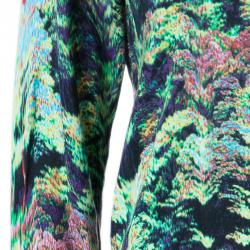 Pre Owned كارديغان كينزو مطبوع متعدد الألوان M