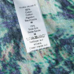 Pre Owned كارديغان كينزو مطبوع متعدد الألوان M