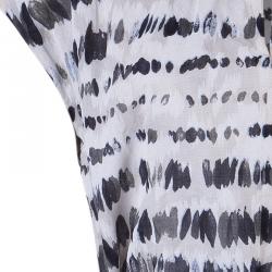 Pre Owned Kenzo Monochrome Dotted Top M