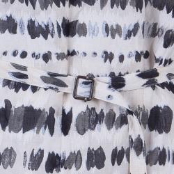 Pre Owned Kenzo Monochrome Dotted Top M