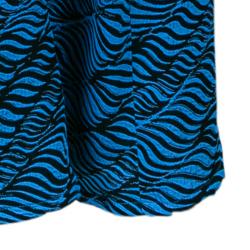 Pre Owned Kenzo Brush Stroke Silk Skirt M