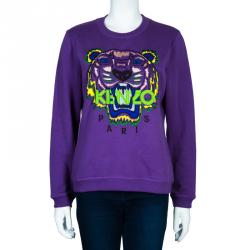 Kenzo purple 2025 tiger sweatshirt