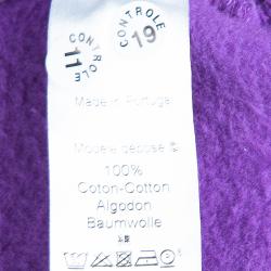 Pre Owned Kenzo Purple Tiger Embroidered Sweater L