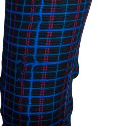 Kenzo Blue Checked Denim Trousers S