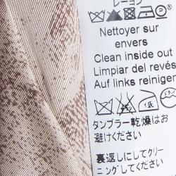 Pre Owned Kenzo Plaid Wool Sheath Dress L