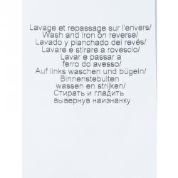 Pre Owned فستان كينزو تويل رصاصي بخياطة مزينة مقاس M