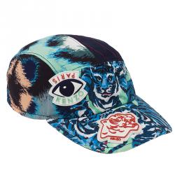 Pre Owned Kenzo Multicolor Nylon Baseball Cap