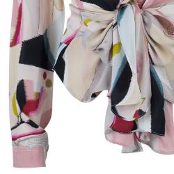 مملوكة مسبقًا Kenzo Watercolor Silk Top L