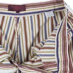 Pre Owned Kenzo Striped Casual Pants M