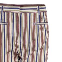 Pre Owned Kenzo Striped Casual Pants M
