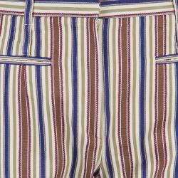 Pre Owned Kenzo Striped Casual Pants M