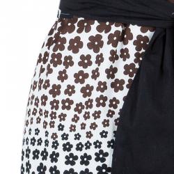 Pre Owned Kenzo Printed Wrap Midi Dress S